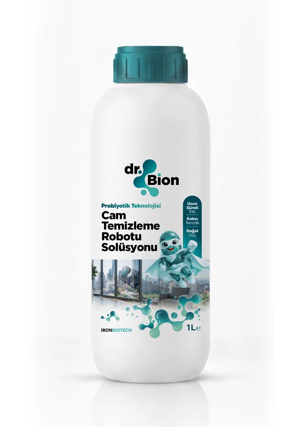 Dr.Bion Probiyotik Cam Temizleme Robotu Solüsyonu 1 L